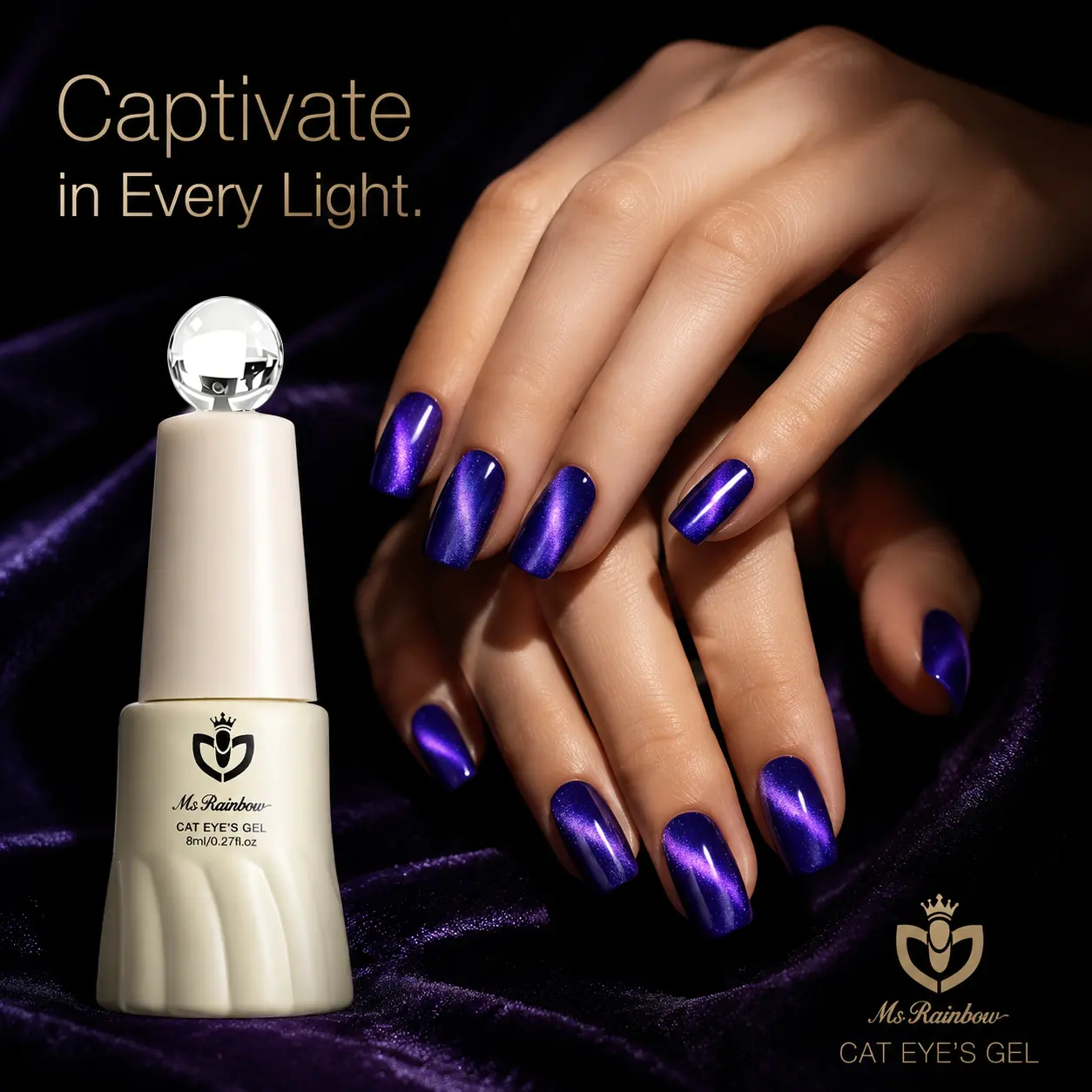 Ms.Rainbow 8ml Capacity Queen Gel Polish Whispers of Love Jelly Gel Nail Polish Set UV Light Cure Gel Polish for Nail Art DIY Manicure and Pedicure at Home