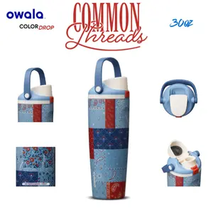 Owala 30oz FreeSip Sway Common Threads – USA 250th Anniversary Inspired Leakproof Water Bottle