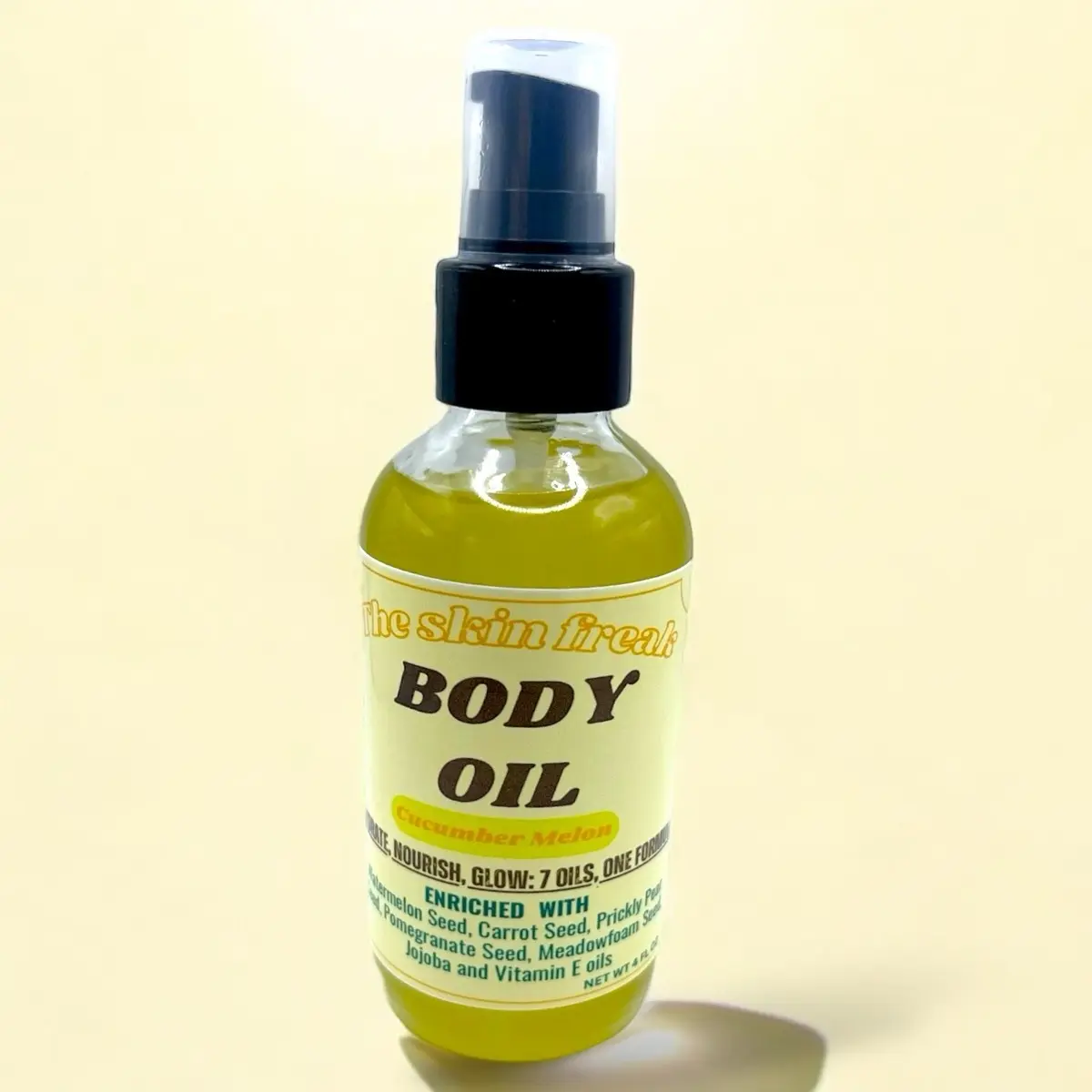Cucumber Melon Body Oil - Premium Hydration Blend for Skin Care and Hydration