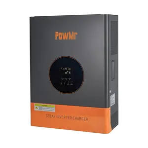 PowMr Split Phase 10000W 48VDC to 110V/220VAC Solar Inverter, 10KW with 120A MPPT Charge Controller, Peak Power:30000W, Max PV Input 6400W, Work for 48V Lead-Acid, Li Battery