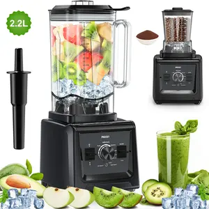 PRASKY PRO Countertop Blender -Summervibes , 102oz & 68oz BPA-Free Containers, 25000RPM Ice Crusher, Blender for Shakes, Smart Home Kitchen Appliance