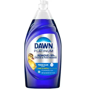 Dawn Platinum Dishwashing Liquid, Fresh Rain Scent, 32.7 fl oz
