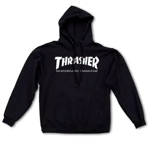 Thrasher Skateboard Hoodie Skate Mag Black