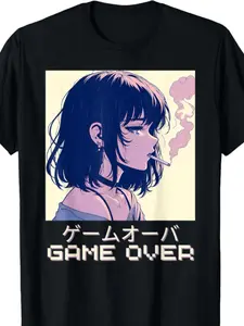 EWH 90S Retro Vaporwave Anime Comic T-Shirt _ Japa