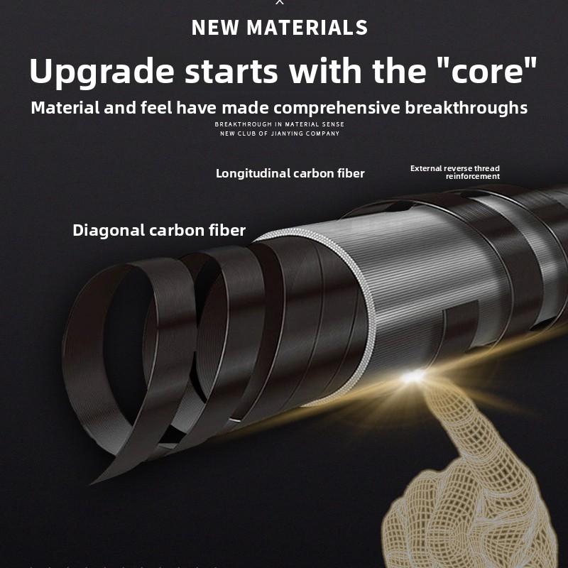 The world's first carbon fiber 1/2 billiard cue comes with a cue box and accessories. It features a 58 inch, 11.8mm cue tip and is suitable for both home and club use. Comes with cue case + leather tip + gloves + towel + chalk