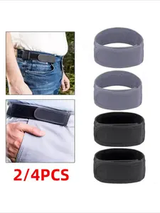 2Pcs/ 4Pcs No Buckle Elastic Belt Comfort BeltBro Titan 1.5 Inch Belt Loops For Men-Fits
