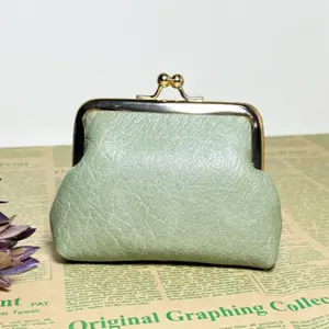 Mini Retro Buckle Lock Clutch Bag, Solid Color Clip Banknote Coin Purse, Money Bag Purse, Women's Textured Handbag, Fashionable Versatile Purse, Home Organizer