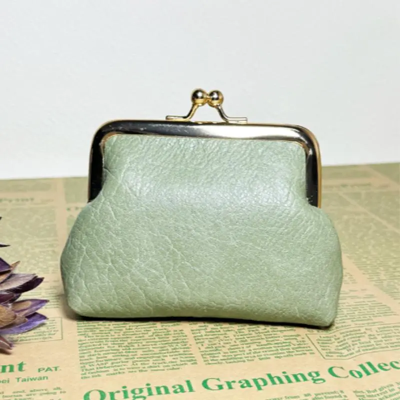 Mini Retro Buckle Lock Clutch Bag, Solid Color Clip Banknote Coin Purse, Money Bag Purse, Women's Textured Handbag, Fashionable Versatile Purse, Home Organizer, Durable Pouch