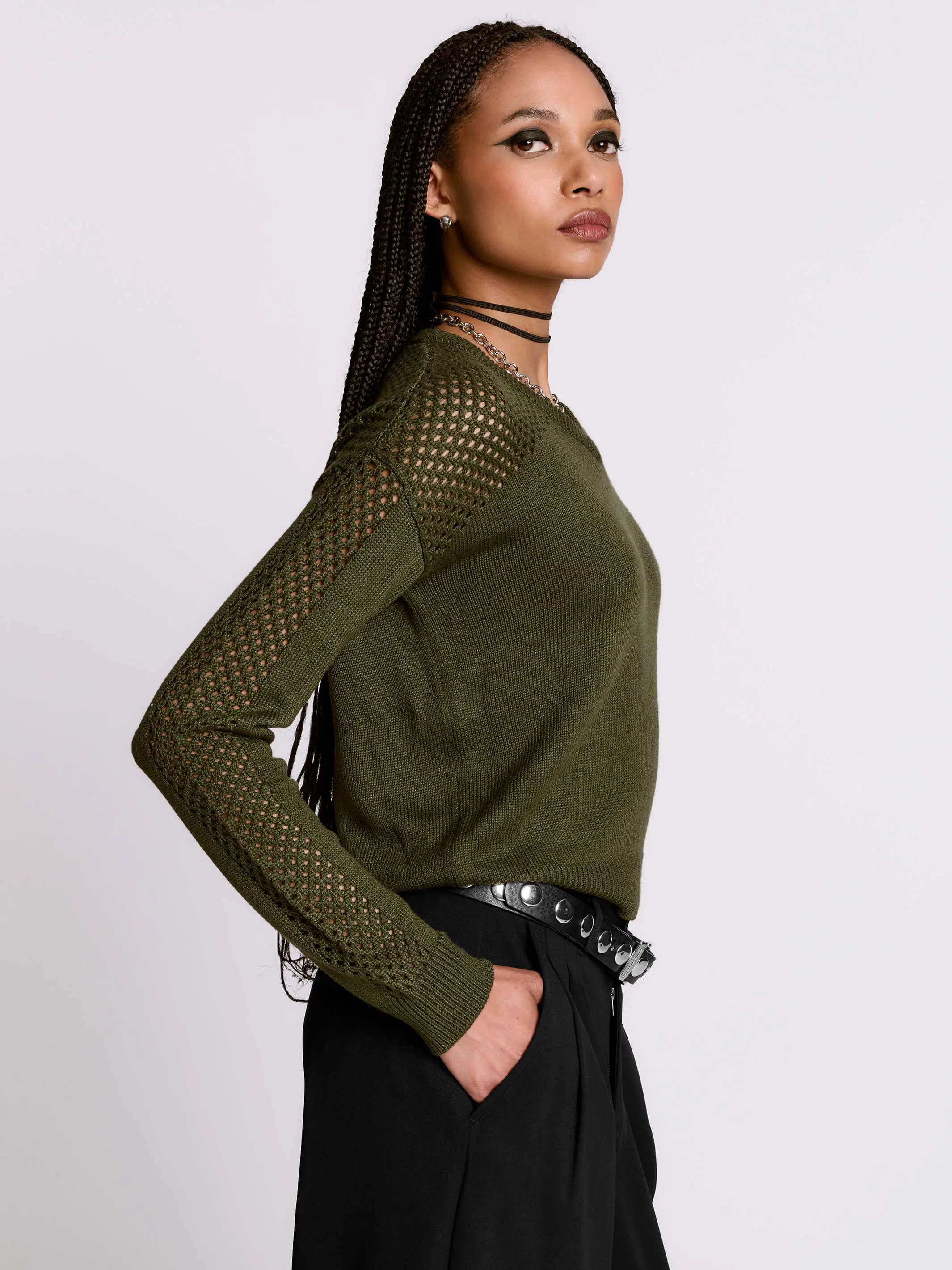 Swamp Fishnet Sweater