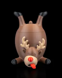 Reindeer Treat Jar — Funny, Eco-Friendly Candy &amp; Snack Container