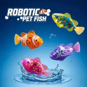 Make Bath Time a Splash! Magic Glowing Swimming Fish - Interactive Water-Activated Robot Toy for Kids, Perfect Gift for Babies & Toddlers