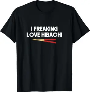 100% cotton Unisex Hibachi Tshirt Gift, All I Want Is Habachi Shirt T-Shirt