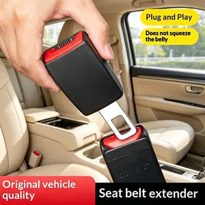 Auto Seat Belt Extender Buckle Assistant Universal Fit for Most Cars Durable ABS Material Easy to Reach Rear Seat Belt Fasteners Car Parts