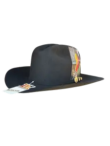 200X Morcon M-0 3.5" Black Sinaloa Cowboy Hat