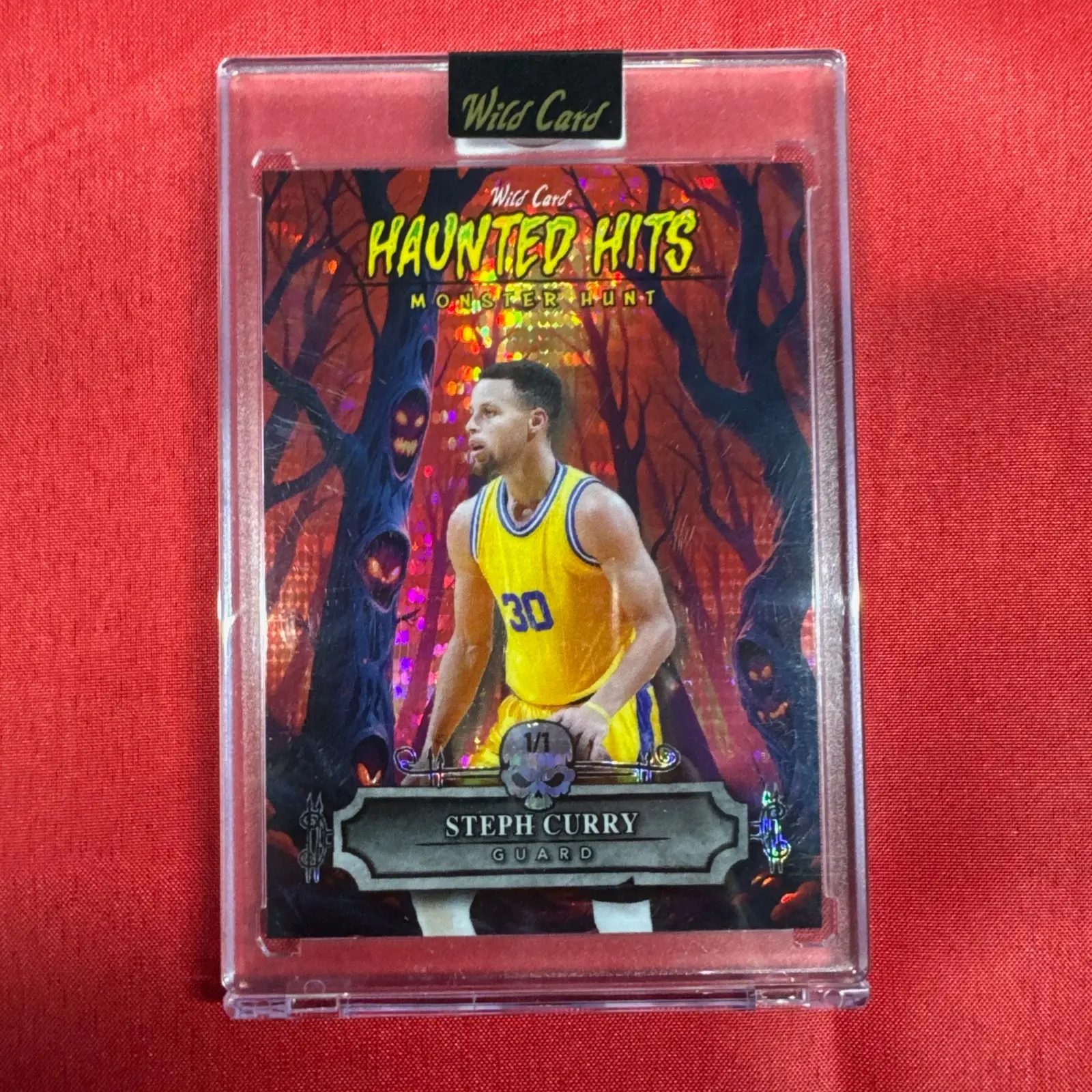 2025 Wild Card Haunted Hits- Steph Curry- 1/1 Case Hit Monster Hunt