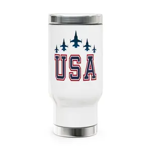 USA Fighter Jets Travel Mug | Stainless Steel 14oz
