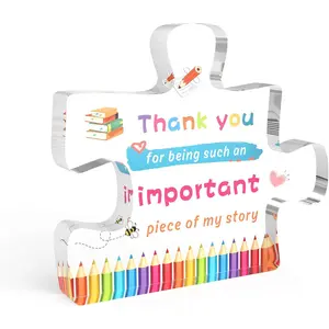 Teacher Appreciation Gifts,Teacher Christmas Gifts,Teacher Gifts for Women,End of Year Teacher Gift,Teacher Acrylic Decor,Teacher Valentine Gift,Retirement Gifts,Graduation Gifts,Thank You Gift