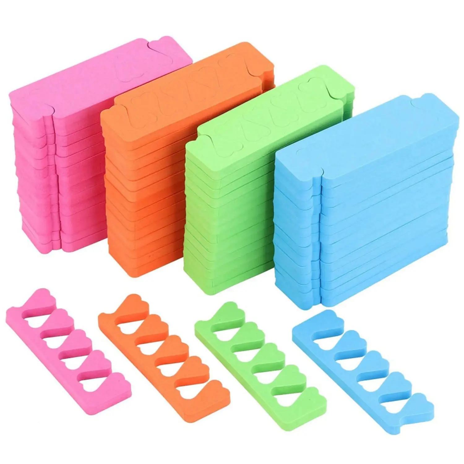 120Pcs Toe Separators for Pedicure - Sponge Toe Separator for Nail Polish Party Nail Art Painting Toenails,Comfy and Soft - Home Improvement.
