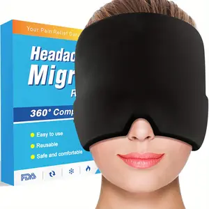 Ice Pack Hat for Headache&Migraine Relief - 360° Compression Cap with Long-Lasting Hot & Cold Therapy - Thickened Gel Design for Instant Comfort