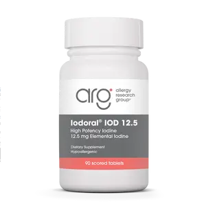 Optimox Iodoral 12.5 mg Supplement - Iodine Supplement, Thyroid Support for Women and Men, Lugol Solution Pills, Potassium Iodide Tablets, Daily Mineral Complex