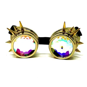 Steampunk Victorian Style Metallic Scientist Time Traveler Goggles