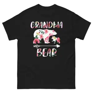 Floral Bear Matching Family Outfits, Funny Grandma Bear