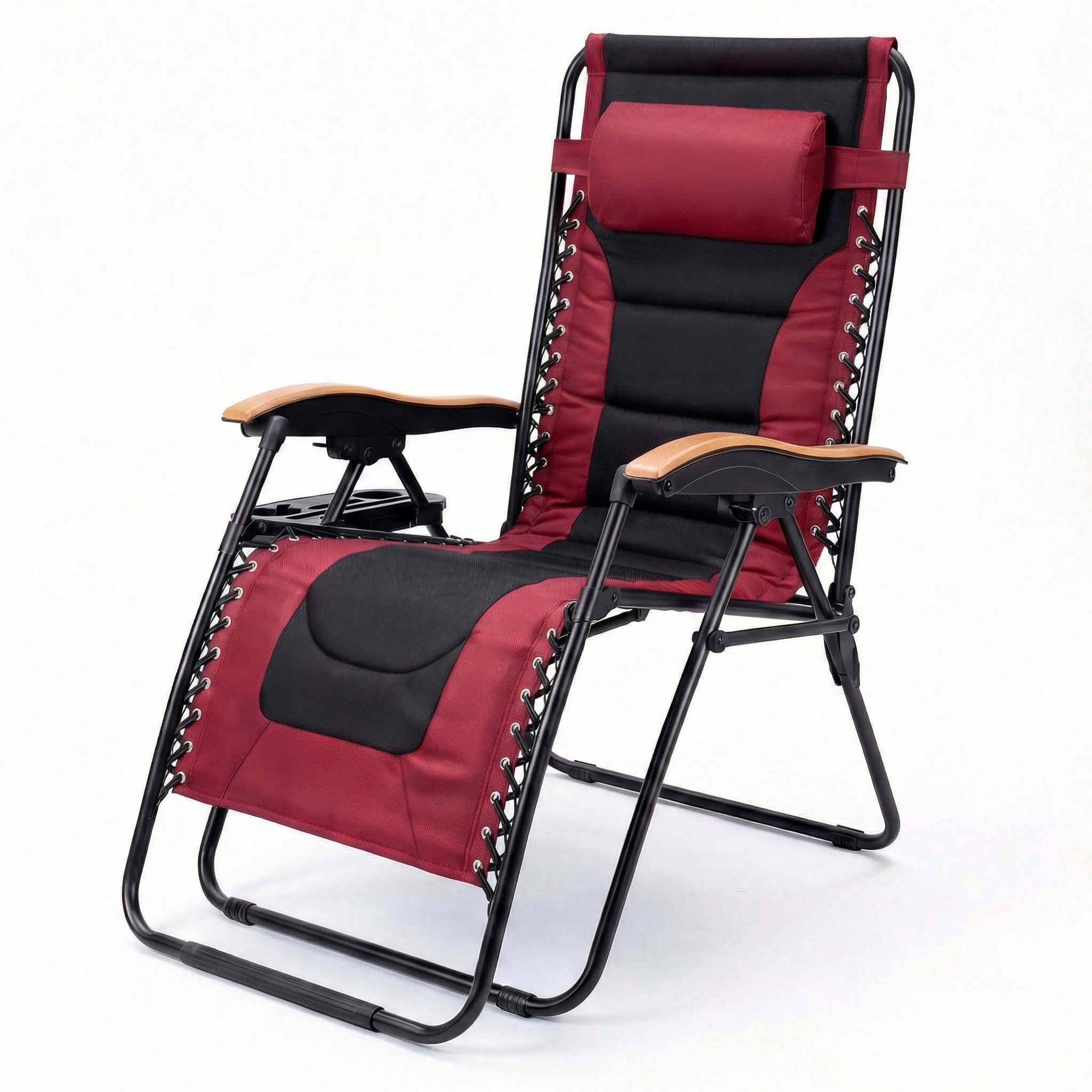 Viral Trending Oversized Padded Zero Gravity Chair | 30" Extra Wide Seat Anti-Gravity Lounger for Big & Tall, Foldable Patio Recliner with Side Cup Holder, Supports 400 LBS for Indoor Outdoor Camping Backyard Porch Viral Trending Oversized Padded Zero Gravity Chair | 30" Extra Wide Seat Anti-Gravity Lounger for Big & Tall, Foldable Patio Recliner with Side Cup Holder, Supports 400 LBS for Indoor Outdoor Camping Backyard Porch