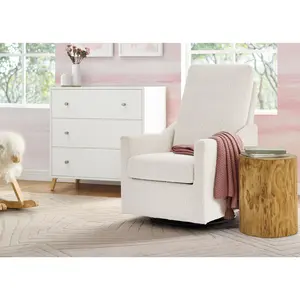 Andie Boucle Nursery Glider Swivel Chair