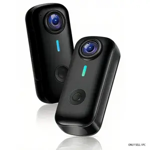 1080P Mini Action Camera, Thumb POV Portable Body Camera, Wearable Pocket Camera with Magnetic Lanyard, Hands-Free Sports Camera, WiFi Connectivity, Magnetic Sport DV, Video Recording Camera