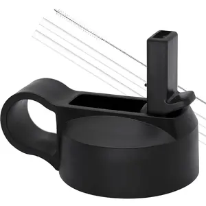 Replacement Straw Lid for Hydroflask Wide Mouth Water Bottle, Top Lids with Straw for Hydro Flask Accessories, Replacement Straw Cap for Hydroflask 32 40 64 oz Wide Mouth Bottle