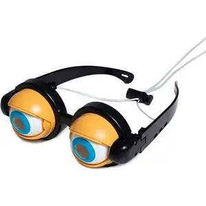 Plastic Cartoon Frog Eye Party Glasses Prop - Exaggerated Blinking Design, Halloween Costume Accessory, Photo Prop, Adult Gift
