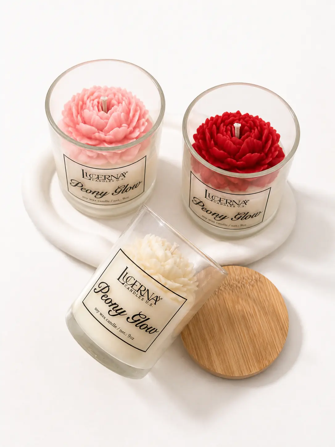 Peony Glow – Soy Wax Candle (9 oz) Peony Glow – Soy Wax Candle (9 oz)