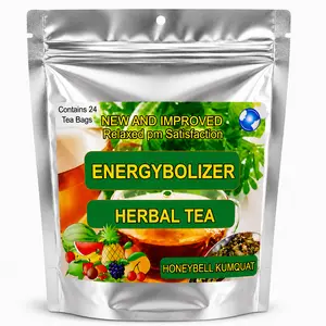 Energybolizer Herbal Tea – Honeybell Kumquat Flavor | 24 Tea Bags