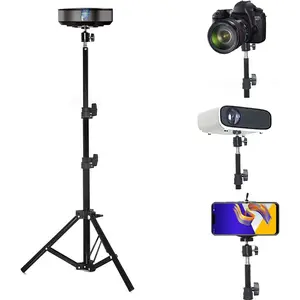 Portable Folding Projector Floor Stand Tripod Mount for Projector Camera Webcam (18" to 40") Supports Up to 3lbs (1.5kgs)