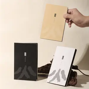 Matchstick Incense Sticks Gift Box - Sandalwood Goose Pear Tent Incense Ambergris & Agarwood Aromatherapy in Black Beige White Silhouette Design