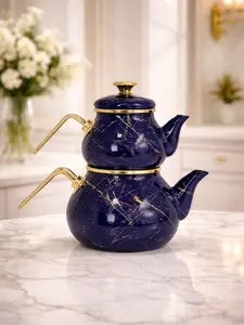 Dream Home Collection Enamel Double Tea Pot