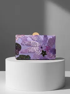 Women's Elegant Evening Clutch Handbag, Unique Random Pattern, Perfect for Weddings, Parties, Birthdays, Christmas, All Seasons, Elegant Stylish Purse