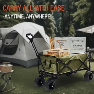 Large Capacity Collapsible Beach Wagon Cart