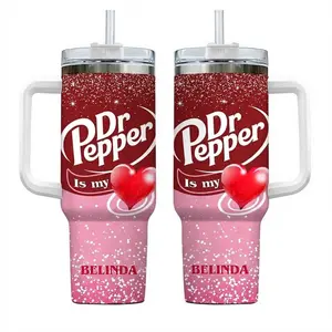 Dr Pepper Drinkware Tumbler, Diet Dr Pepper Tumbler, Tumbler For Men, Dr Pepper Tumbler Cup, 20oz 40oz Stainless Tumbler, Full Size