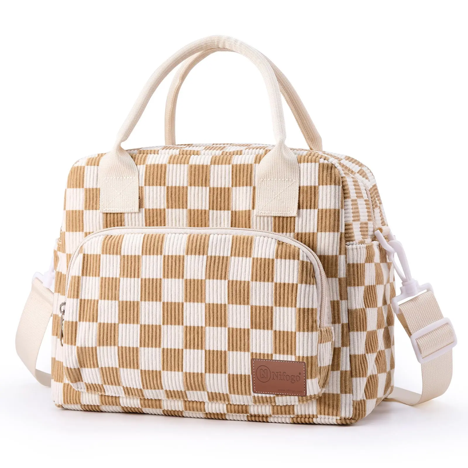 Durable Multifunctional Insulated Lunch Bag - 11L Large Capacity Insulated Bento Bag, Water-Resistant Portable Cooler Tote for Women, Eco-Friendly Reusable Kitchen Utensils for Work, Picnic, Durable Insulated Bag, Multifunctional Insulated Bag