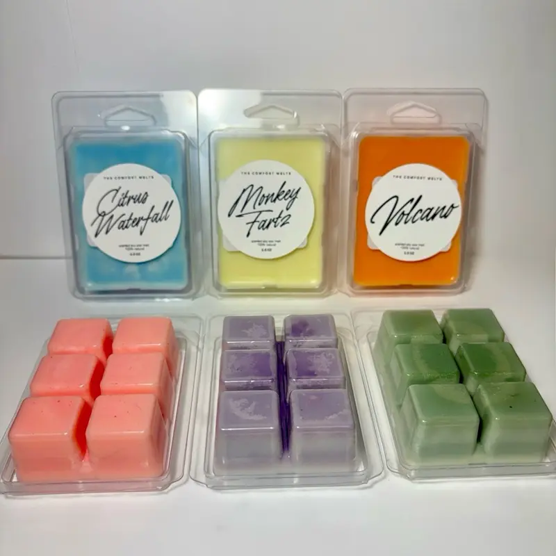 Scented Clamshell Soy Wax Melts, 2.5oz Home Fragrance for Cozy Living Spaces - Home Decor, Room Decor
