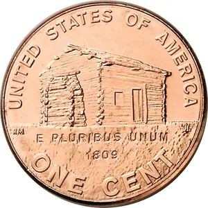 Abraham Lincoln President Token Coin, US Penny Era Copper Collectible, Patriotic Historical Gift for History Lovers and Coin Collectors