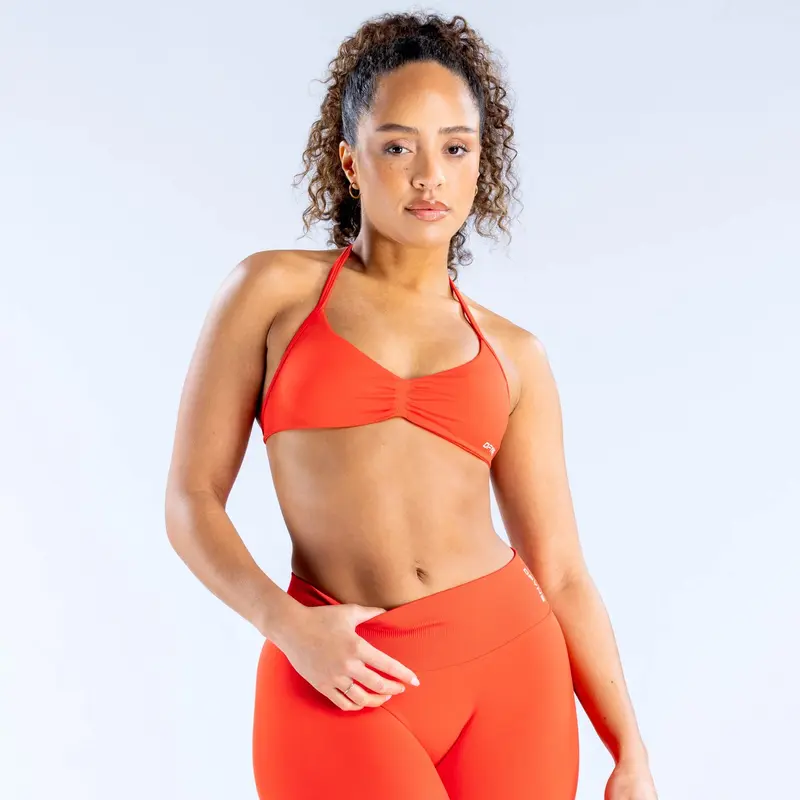 Impact Strappy Bra | Seamless Design, Medium Support, Ideal for Gym Use, All Seasons, Versatile Activewear