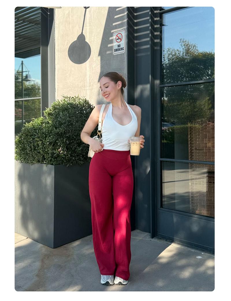 YEOREO High Waist Straight Leg Leggings Women No Front Seam Workout Yoga Pant Seamless Gym Wear flattering Confort Able Pants Activewear Bottoms Sweatpants