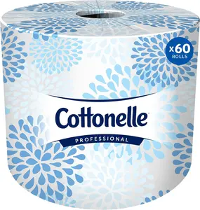Cottonelle Professional Standard Roll Bulk Toilet Paper (17713), 2-Ply, White (451 Sheets/Roll, 60 Rolls/Case, 27,060 Sheets/Case)