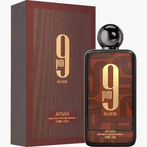 Afnan 9 Pm Elixir Intense 3.4 Oz Parfum Spray for Men
