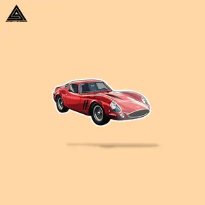 Ferrari 250 GTO Sticker || vinyl sticker, water bottle sticker, tumbler stickers, laptop decals, waterproof sticker, car stickers