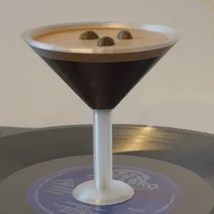 Espresso Martini Glass Turntable Spinner!