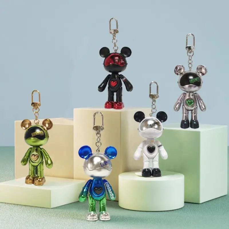 Cosmos Bear New Articulated Bear Pendant – Versatile, Trendy, Original Design Keychain & Gift
