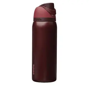Owala Freesip 32oz Insulated Stainless Steel Water Bottle - Black Cherry